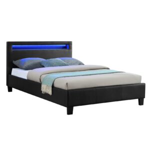wohnli-moebel-suche-800000497966 Wohnli Möbelsuche - POLSTERBETT MIT LED MIRASOL 120x200 cm schwarz