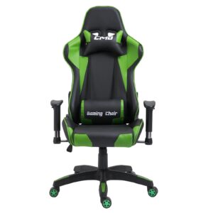 wohnli-moebel-suche-800000498039-1 GAMINGSTUHL GAMING schwarz/grün Textil CARO-Möbel Möbel > Stühle > Bürostühle > Gamingstühle Schwarz