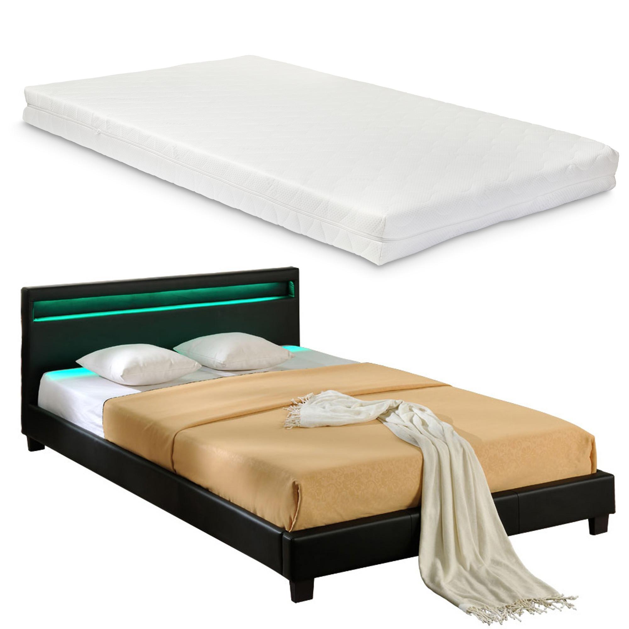 wohnli-moebel-suche-800000498955 Wohnli Möbelsuche - POLSTERBETT Paris mit Matratze und LED-Beleuchtung