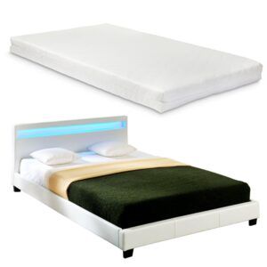 wohnli-moebel-suche-800000498962 Wohnli Möbelsuche - POLSTERBETT Paris mit Matratze und LED-Beleuchtung