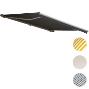 wohnli-moebel-suche-800000499374-1 KASSETTEN-MARKISE MIT VOLANT Anthrazit Textil MCW Garten & Outdoor > Sonnen- & Sichtschutz Anthrazit