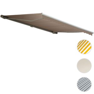 wohnli-moebel-suche-800000499378-1 KASSETTEN-MARKISE MIT VOLANT Beige Textil MCW Garten & Outdoor > Sonnen- & Sichtschutz Beige