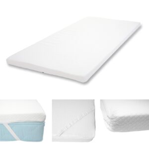 KALTSCHAUM-MATRATZENTOPPER 6CM Weiß Textil MCW Möbel > Matratzen > Topper Weiß