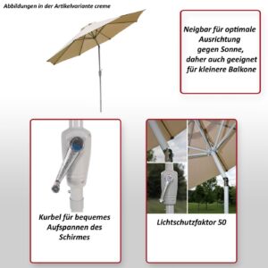 wohnli-moebel-suche-800000499483-1 SONNENSCHIRM Anthrazit Textil MCW Garten & Outdoor > Sonnen- & Sichtschutz > Sonnen- & Ampelschirme Anthrazit