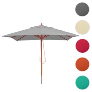 wohnli-moebel-suche-800000499596-1 GASTRONOMIE SONNENSCHIRM I Hellgrau Holz MCW Garten & Outdoor > Sonnen- & Sichtschutz > Sonnen- & Ampelschirme Grau