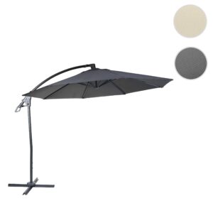 wohnli-moebel-suche-800000499660-1 AMPELSCHIRM RUND Anthrazit Textil MCW Garten & Outdoor > Sonnen- & Sichtschutz > Sonnen- & Ampelschirme Anthrazit
