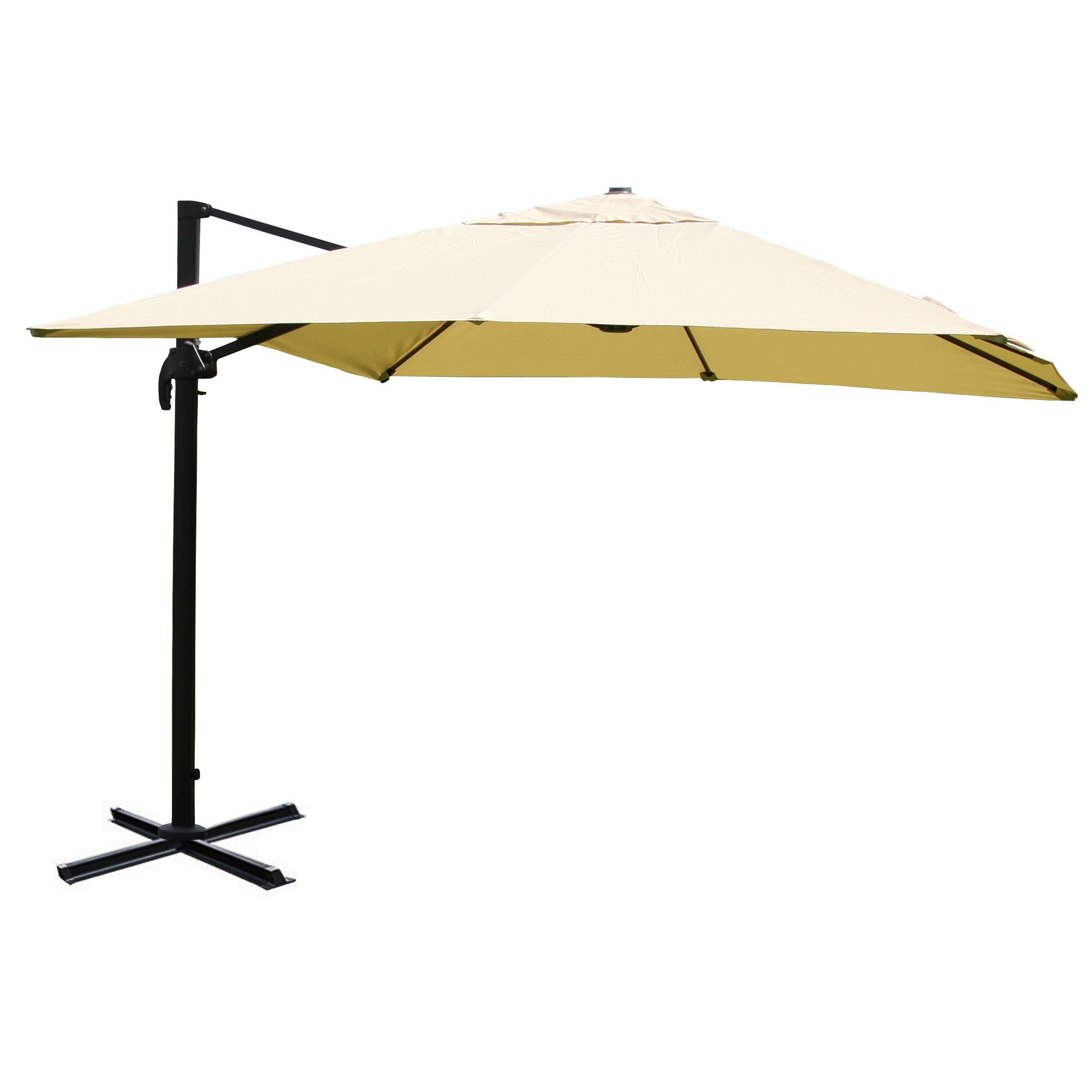 Wohnli Möbelsuche - AMPELSCHIRM Cremeweiß 350/350 cm