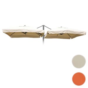 ERSATZ-BEZUG FÜR DOPPEL-AMPELSCHIRM Cremeweiß Textil MCW Garten & Outdoor > Sonnen- & Sichtschutz > Sonnen- & Ampelschirme Weiß