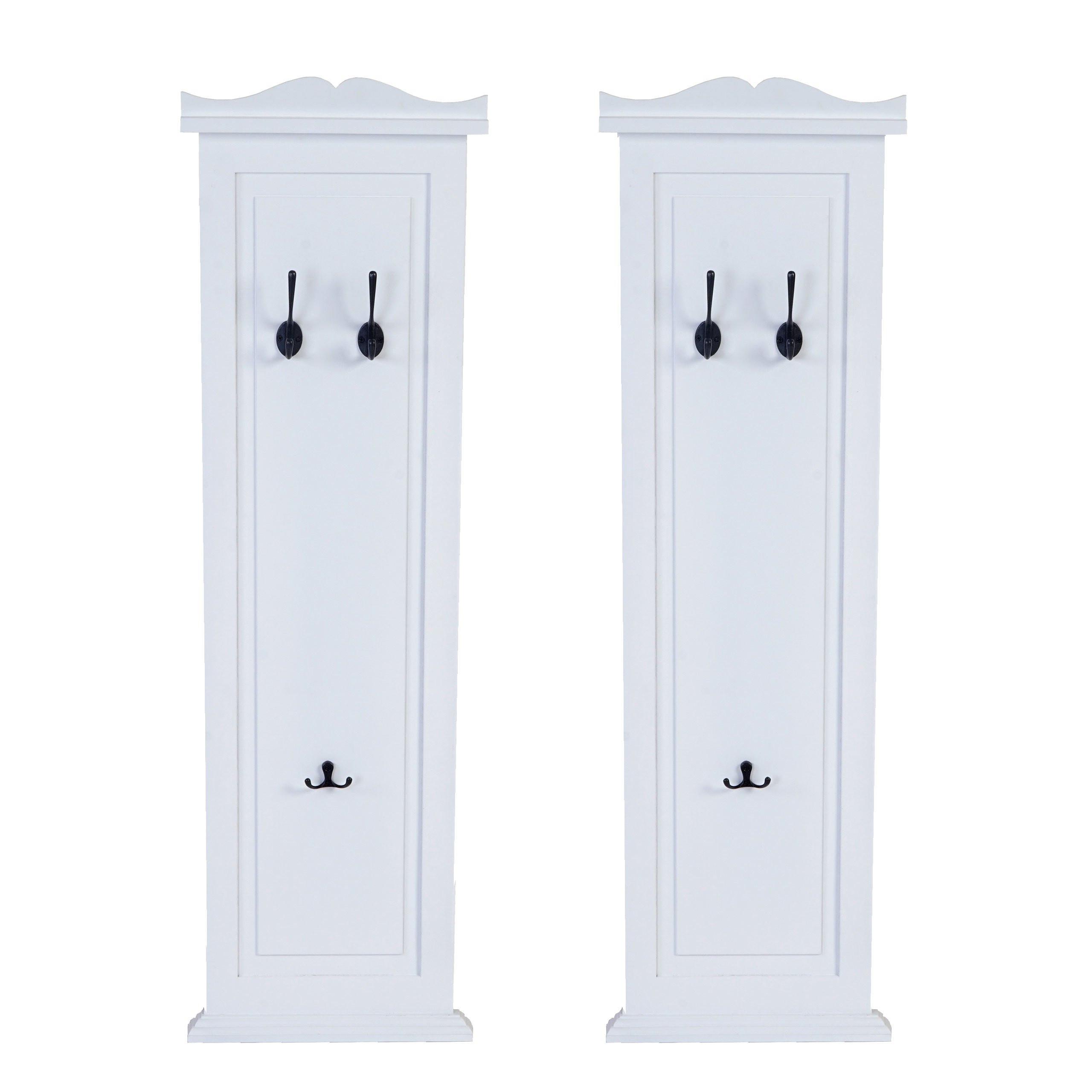 wohnli-moebel-suche-800000500094 Wohnli Möbelsuche - WANDGARDEROBE Weiß 2er-Set