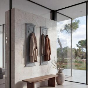 wohnli-moebel-suche-800000500097-1 WANDGARDEROBE Grau 2er-Set Holz MCW Garderoben > Garderobenpaneele Grau
