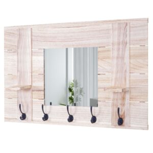 Wohnli Möbelsuche - WANDGARDEROBE MIT SPIEGEL Braun