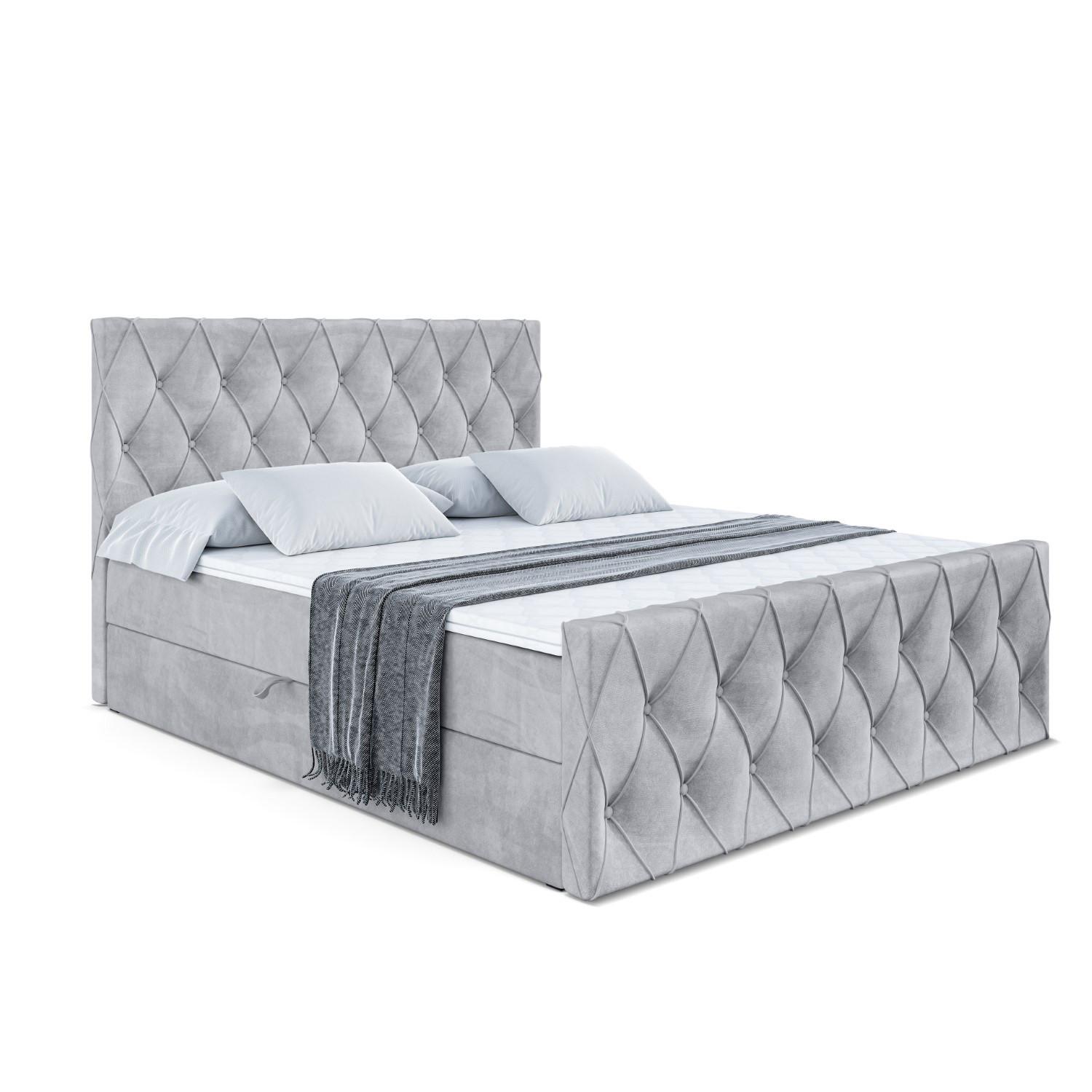 wohnli-moebel-suche-800000500602 Wohnli Möbelsuche - BOXBETT AMAY-Z - 120x200 cm - H4 - Hellgrau