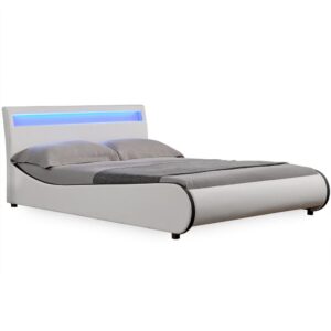 Wohnli Möbelsuche - POLSTERBETT Valencia mit LED-Beleuchtung