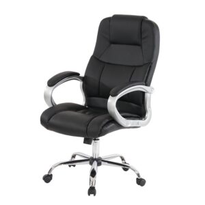 wohnli-moebel-suche-800000502027-1 PROFI-BÜROSTUHL XXL Schwarz Textil MCW Möbel > Stühle > Bürostühle > Chefsessel Schwarz