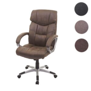 wohnli-moebel-suche-800000502028-1 BÜROSTUHL Braun Textil MCW Möbel > Stühle > Bürostühle > Chefsessel Braun