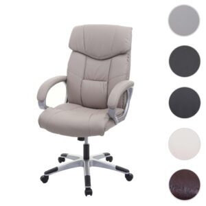 wohnli-moebel-suche-800000502034-1 BÜROSTUHL Grau Textil MCW Möbel > Stühle > Bürostühle > Chefsessel Grau