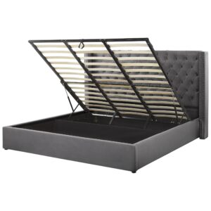wohnli-moebel-suche-800000503193 Wohnli Möbelsuche - POLSTERBETT 180/200cm Grau Lubbon