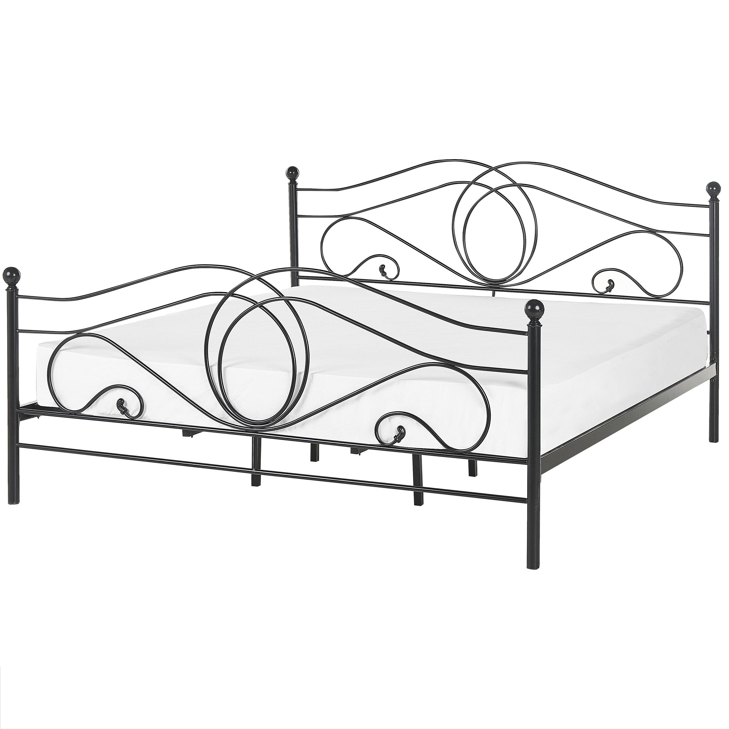 wohnli-moebel-suche-800000503198 Wohnli Möbelsuche - METALLBETT 180/200cm Schwarz Lyra
