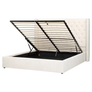 wohnli-moebel-suche-800000503206 Wohnli Möbelsuche - POLSTERBETT 160/200cm Cremeweiß Lubbon
