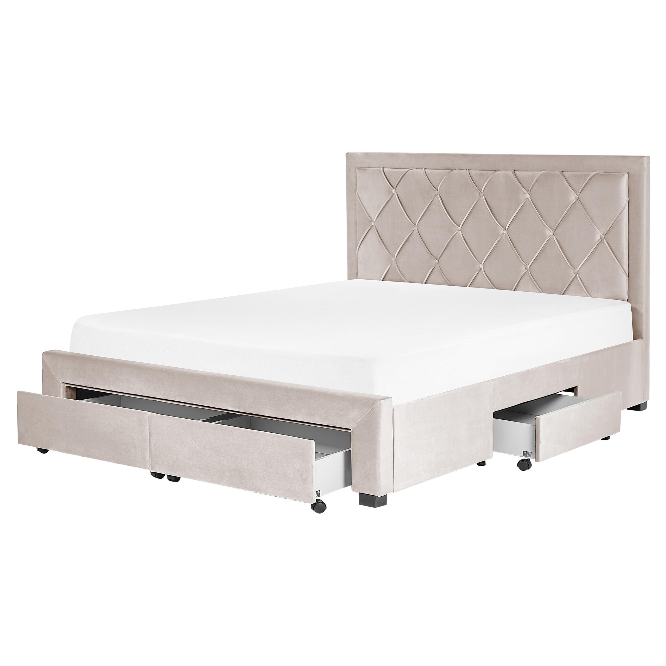 Wohnli Möbelsuche - POLSTERBETT 160/200cm Beige Lievin