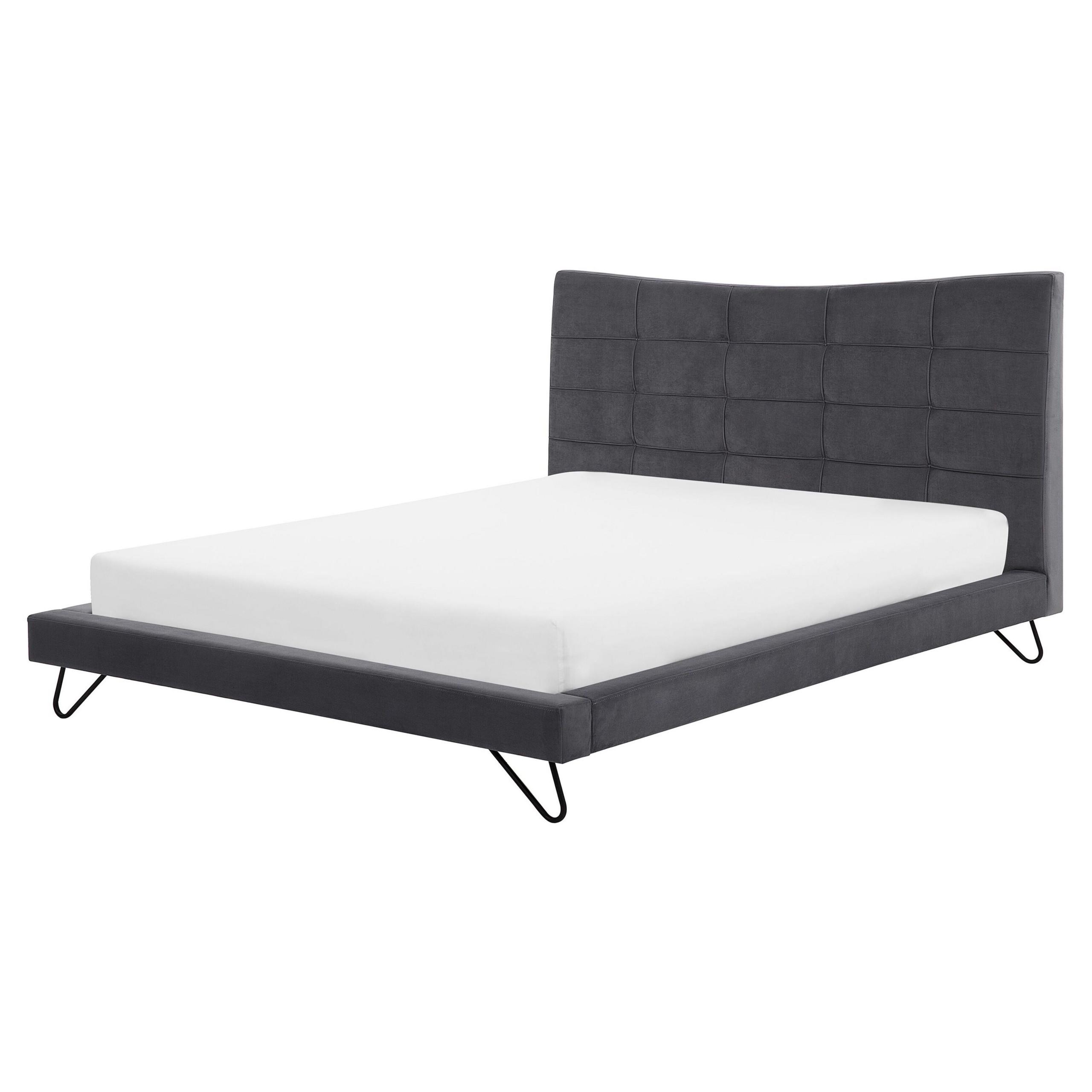 Wohnli Möbelsuche - POLSTERBETT 160/200cm Dunkelgrau Lannion