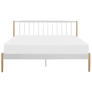 wohnli-moebel-suche-800000503302-1 METALLBETT 180/200cm Weiß Maurs Metall Beliani Möbel > Betten Weiß