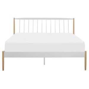 wohnli-moebel-suche-800000503305-1 METALLBETT 160/200cm Weiß Maurs Metall Beliani Möbel > Betten Weiß