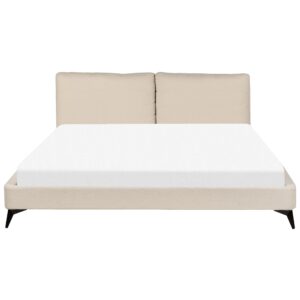 wohnli-moebel-suche-800000503334-1 POLSTERBETT 180/200cm Helles Beige Melle Textil Beliani Möbel > Betten > Polsterbetten Beige