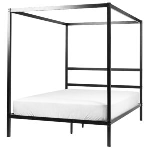 Wohnli Möbelsuche - HIMMELBETT 140/200cm Schwarz Lestards