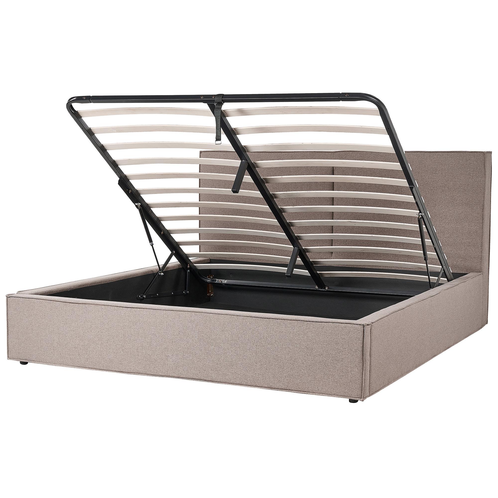 wohnli-moebel-suche-800000504071 Wohnli Möbelsuche - POLSTERBETT 180/200cm Taupe Moissac