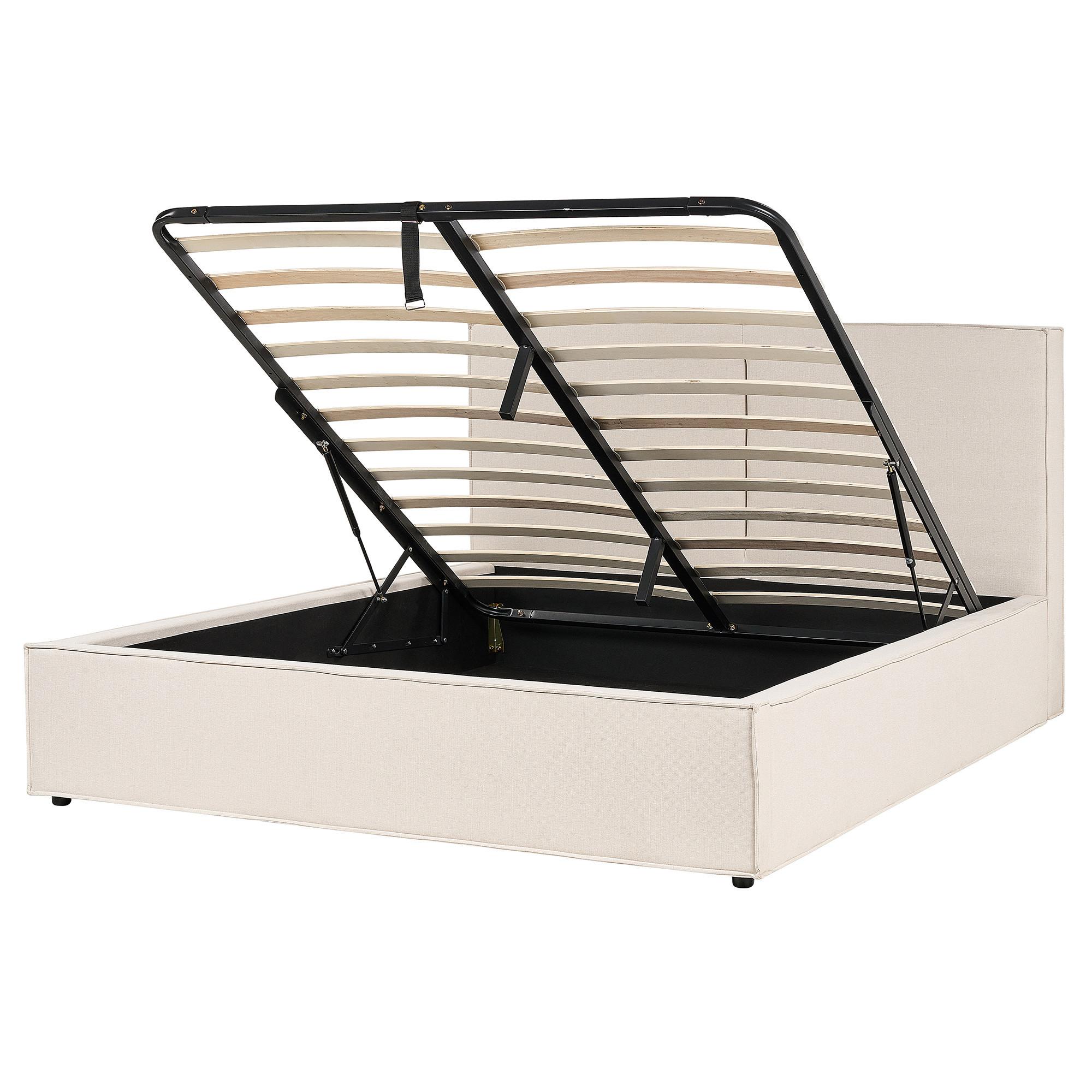 wohnli-moebel-suche-800000504073 Wohnli Möbelsuche - POLSTERBETT 160/200cm Beige Moissac
