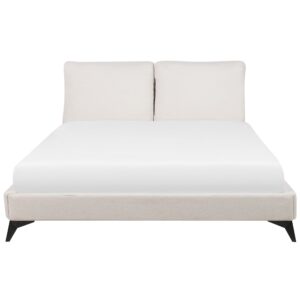wohnli-moebel-suche-800000504074-1 POLSTERBETT 180/200cm Helles Beige Melle Textil Beliani Möbel > Betten > Polsterbetten Beige