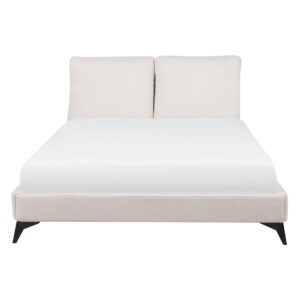 wohnli-moebel-suche-800000504077-1 POLSTERBETT 140/200cm Helles Beige Melle Textil Beliani Möbel > Betten > Polsterbetten Beige