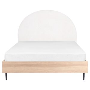 wohnli-moebel-suche-800000504168-1 BETT 140/200cm Cremeweiß Millay Textil Beliani Möbel > Betten Weiß