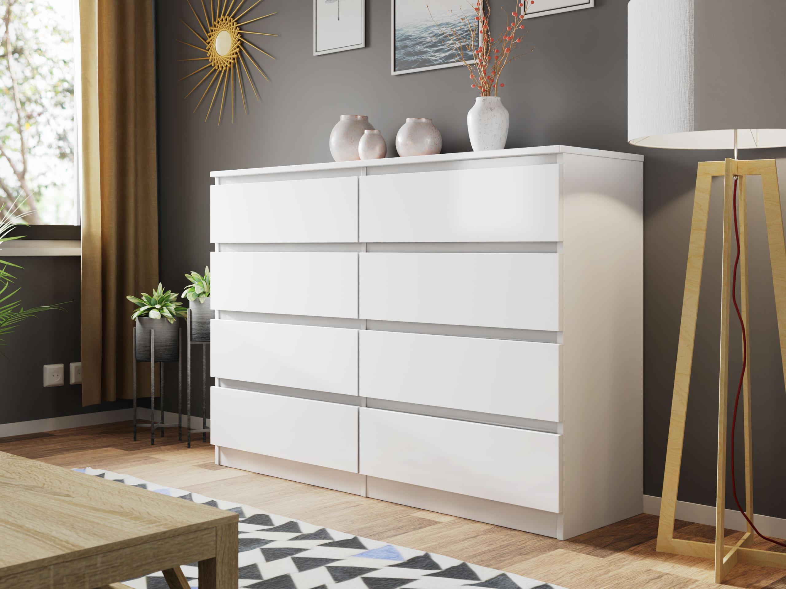 KOMMODE Malwa M8 Holzwerkstoff MIRJAN24 Möbel > Kommoden & Schubladenschränke > Kommoden Weiß