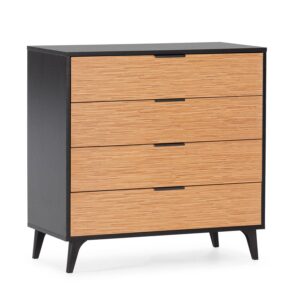 wohnli-moebel-suche-800000504543 Wohnli Möbelsuche - KOMMODE Denis 80/80/40 Schwarz/Holzfarbe