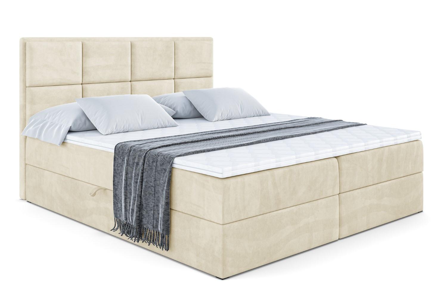 wohnli-moebel-suche-800000504662 Wohnli Möbelsuche - BOXBETT mit Matratze H3 und Lattenrost - NOVA - 180x200 Beige