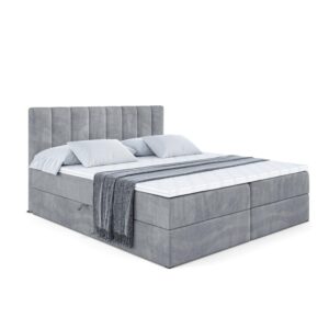 wohnli-moebel-suche-800000504752 Wohnli Möbelsuche - BOXBETT mit Matratze H3 und Lattenrost - OTTA - 200x200 cm Grau