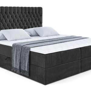 wohnli-moebel-suche-800000504773 Wohnli Möbelsuche - BOXBETT mit Matratze H3 und Lattenrost - SERENE - 180x200 Schwarz