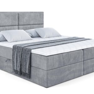 wohnli-moebel-suche-800000504882 Wohnli Möbelsuche - BOXBETT mit Matratze H4 und Lattenrost - AURA - 120x200 - H4 - Grau