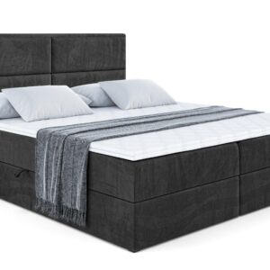 wohnli-moebel-suche-800000504902 Wohnli Möbelsuche - BOXBETT mit Matratze H4 und Lattenrost - AURA - 120x200 - H4 - Schwarz