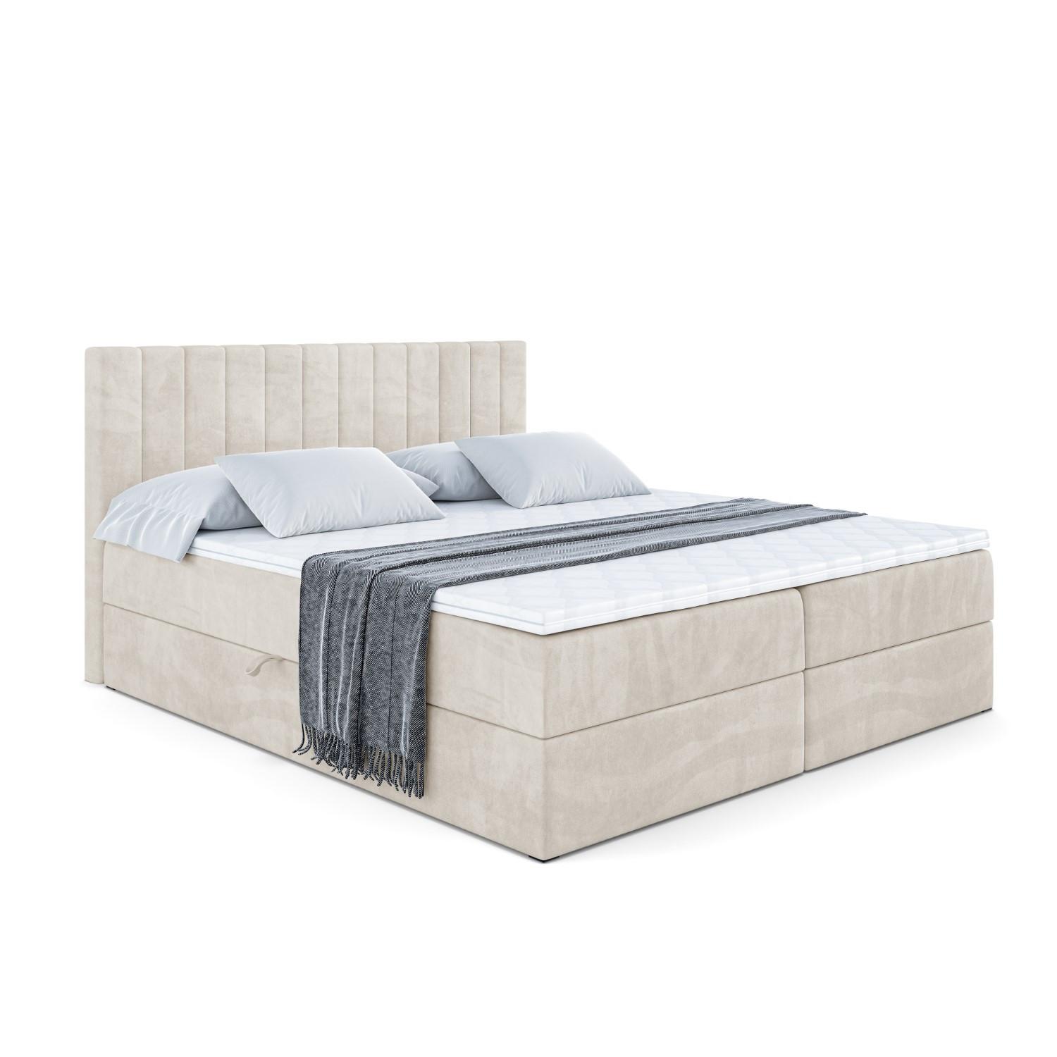 wohnli-moebel-suche-800000504976 Wohnli Möbelsuche - BOXBETT mit Matratze H3 und Lattenrost - EDITA - 140x200 cm Beige