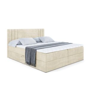 wohnli-moebel-suche-800000505133 Wohnli Möbelsuche - BOXBETT mit Matratze H4 und Lattenrost - IDRIKO - 160x200 cm - H4 - Beige