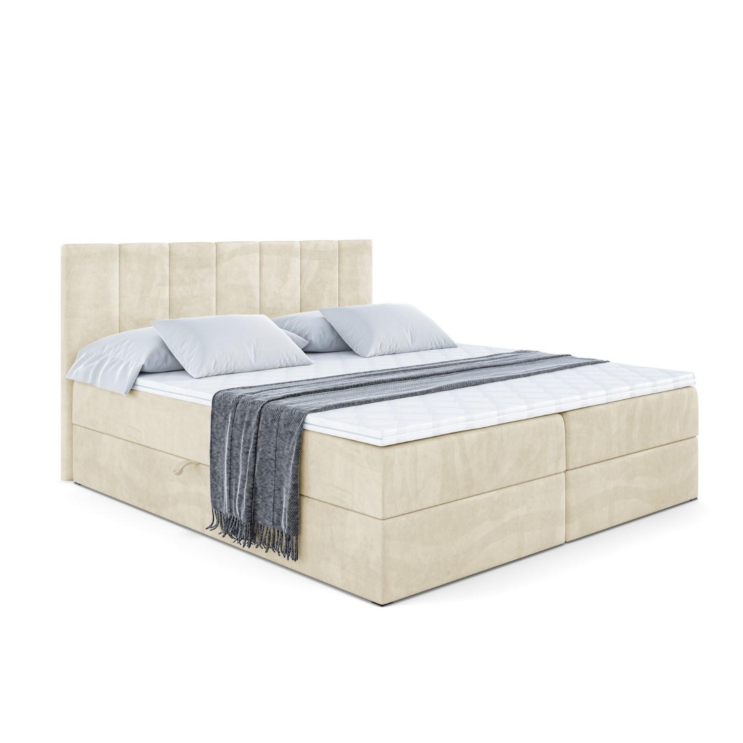 wohnli-moebel-suche-800000505712 Wohnli Möbelsuche - BOXBETT mit Matratze H3 und Lattenrost - MOETI - 140x200 cm Beige