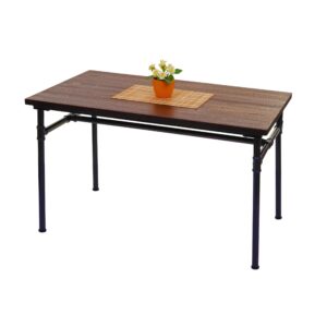 wohnli-moebel-suche-800000506004-1 ESSTISCH H10B rechteck Braun Metall MCW Möbel > Tische > Esstische Braun