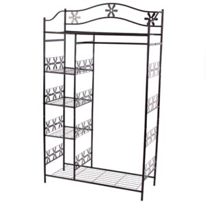 wohnli-moebel-suche-800000506030 Wohnli Möbelsuche - METALL-GARDEROBE OHNE VORHANG Schwarz