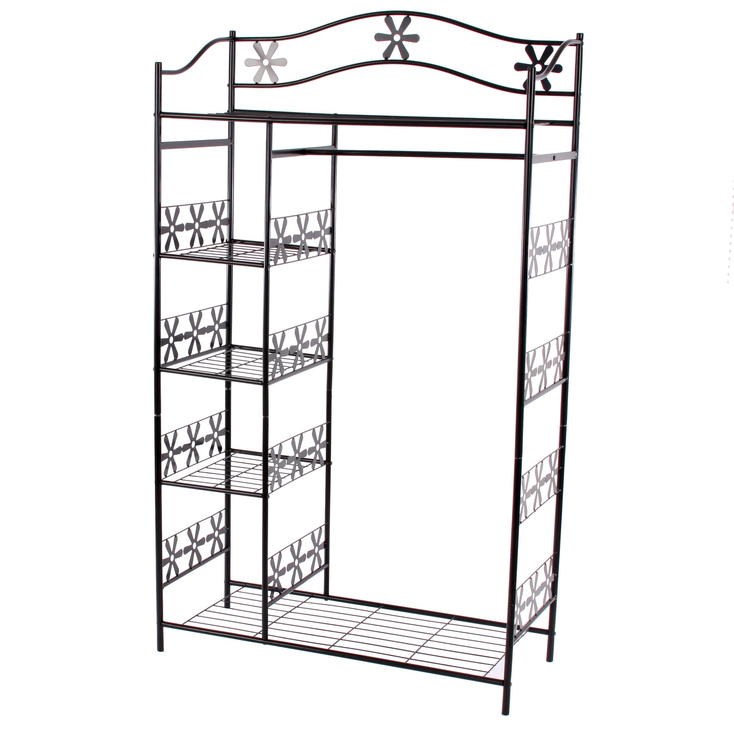 wohnli-moebel-suche-800000506030 Wohnli Möbelsuche - METALL-GARDEROBE OHNE VORHANG Schwarz