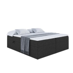 wohnli-moebel-suche-800000506042 Wohnli Möbelsuche - BOXBETT mit H4-Matratze und Lattenrost - MARCE BW - 140x200 Schwarz