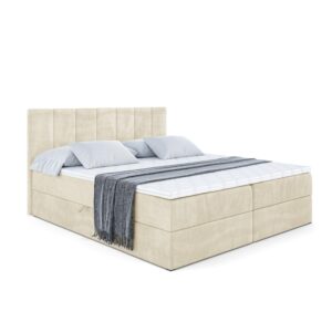wohnli-moebel-suche-800000506124 Wohnli Möbelsuche - BOXBETT mit Matratze H4 und Lattenrost - MOETI - 160x200 cm - H4 - Beige