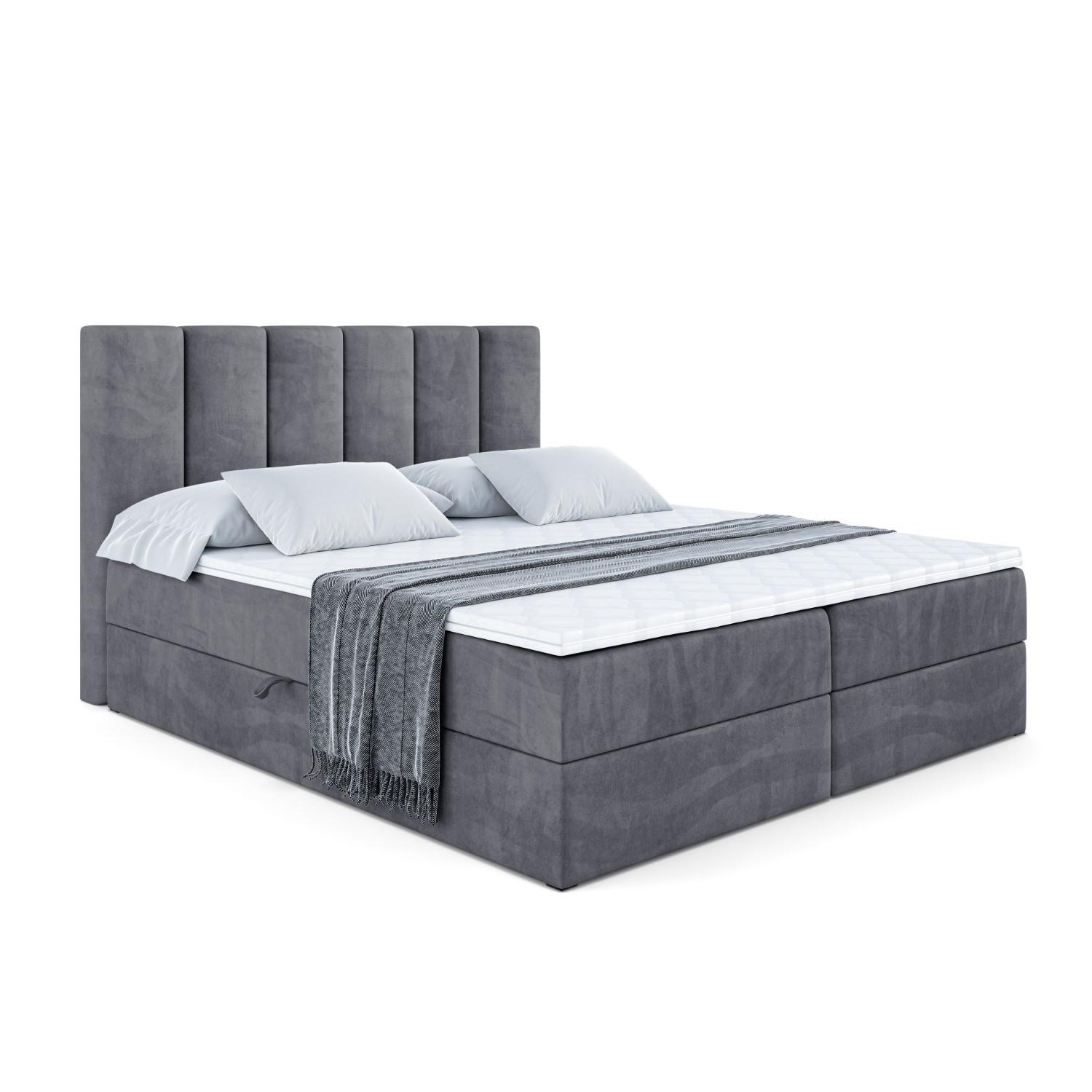 wohnli-moebel-suche-800000506297 Wohnli Möbelsuche - BOXBETT mit Matratze H3 und Lattenrost - BOXI1 - 120x200 cm Dunkelgrau